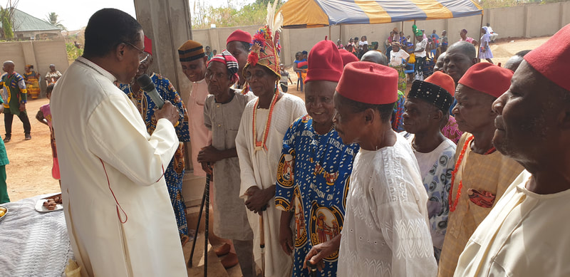 Interaction with elders in Umueje.